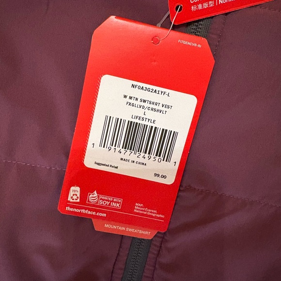 The North Face Lavender Vest - Picture 3 of 3